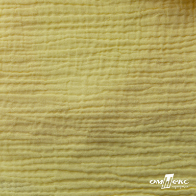 Ткань Муслин, 100% хлопок, 125 гр/м2, шир. 135 см (12-0824) цв.лимон нюд - купить в Серове. Цена 337.25 руб.