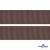 Репсовая лента 005, шир. 25 мм/уп. 50+/-1 м, цвет коричневый - купить в Серове. Цена: 298.75 руб.