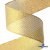 Лента металлизированная "ОмТекс", 50 мм/уп.22,8+/-0,5м, цв.- золото - купить в Серове. Цена: 149.71 руб.