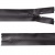 Молния водонепроницаемая PVC Т-7, 20 см, неразъемная, цвет (301)-т.серый - купить в Серове. Цена: 21.56 руб.