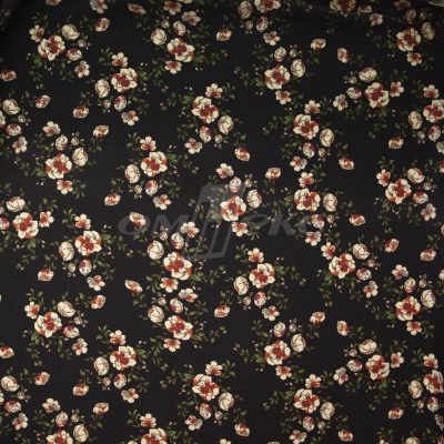 Плательная ткань "Фламенко" 3.1, 80 гр/м2, шир.150 см, принт растительный - купить в Серове. Цена 239.03 руб.