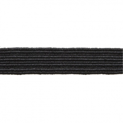 Резинка продежка С-52, шир. 7 мм (в нам. 100 м), чёрная  - купить в Серове. Цена: 637.57 руб.