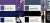 Костюмная ткань "Элис" 18-3921, 200 гр/м2, шир.150см, цвет голубика - купить в Серове. Цена 303.10 руб.