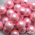 0404-00108-Бусины пластиковые под жемчуг "ОмТекс", 16 мм, (уп.50гр=24+/-1шт) цв.101-св.розовый - купить в Серове. Цена: 44.18 руб.