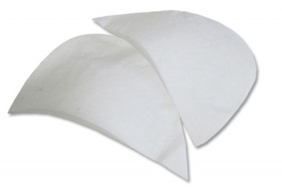 Плечевые накладки И-8 НЦ, составные, цвет белый - купить в Серове. Цена: 47.27 руб.