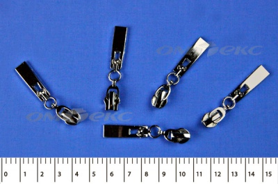 Слайдер декоративный, металлический №1/спираль Т7/никель - купить в Серове. Цена: 6.29 руб.