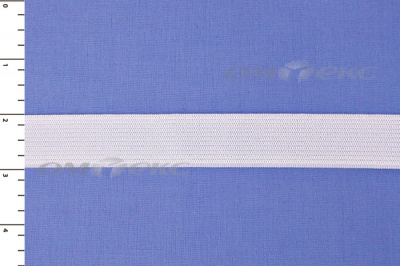 Резинка, 410 гр/м2, шир. 10 мм (в нам. 100 +/-1 м), белая бобина - купить в Серове. Цена: 3.31 руб.