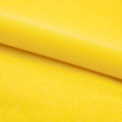 Креп стрейч Амузен 12-0752, 85 гр/м2, шир.150см, цвет жёлтый - купить в Серове. Цена 194.07 руб.