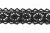 Тесьма кружевная 0621-1567, шир. 15 мм/уп. 20+/-1 м, цвет 080-чёрный - купить в Серове. Цена: 471.74 руб.