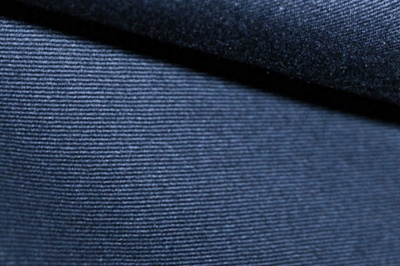 Ткань костюмная 8874/3, цвет темно-синий, 100% полиэфир - купить в Серове. Цена 433.60 руб.