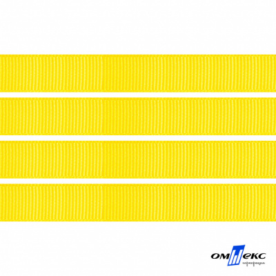 Репсовая лента 020, шир. 6 мм/уп. 50+/-1 м, цвет жёлтый - купить в Серове. Цена: 88.45 руб.