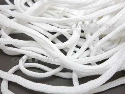 Шнур В-036 4 мм мелкое плетение 100 м белый - купить в Серове. Цена: 2.02 руб.