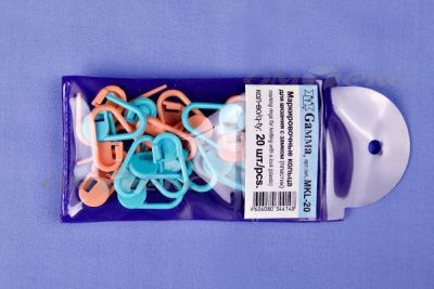 Кольцо маркировочное пластик МКL-12, 30 мм для вязания (12 шт) - купить в Серове. Цена: 119.89 руб.