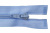 Спиральная молния Т5 351, 40 см, автомат, цвет св.голубой - купить в Серове. Цена: 13.03 руб.