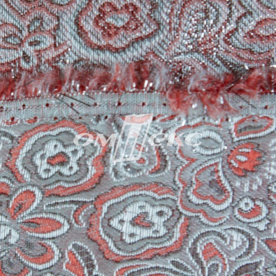 Ткань костюмная жаккард, 135 гр/м2, шир.150см, цвет красный№12 - купить в Серове. Цена 441.92 руб.