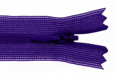 Молния потайная Т3 866, 20 см, капрон, цвет фиолетовый - купить в Серове. Цена: 5.27 руб.