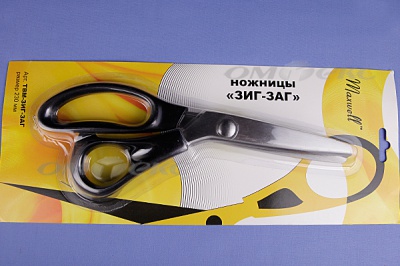 Ножницы ЗИГ-ЗАГ "MAXWELL" 230 мм - купить в Серове. Цена: 1 041.25 руб.