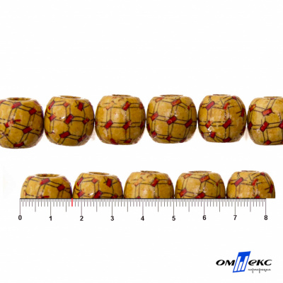 0189-Бусины деревянные "ОмТекс", 17 мм, упак.50+/-3шт - купить в Серове. Цена: 83.66 руб.