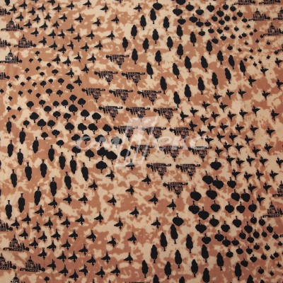 Плательная ткань "Софи" 12.2, 75 гр/м2, шир.150 см, принт этнический - купить в Серове. Цена 241.49 руб.
