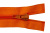 Спиральная молния Т5 849, 75 см, автомат, цвет оранжевый - купить в Серове. Цена: 16.28 руб.
