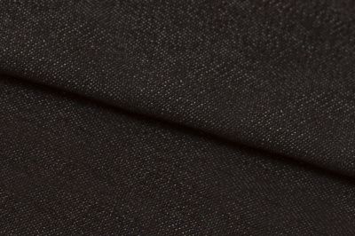 Ткань джинсовая №96, 160 гр/м2, шир.148см, цвет чёрный - купить в Серове. Цена 350.42 руб.