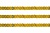 Пайетки "ОмТекс" на нитях, SILVER SHINING, 6 мм F / упак.91+/-1м, цв. 48 - золото - купить в Серове. Цена: 356.19 руб.