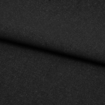 Ткань костюмная 24880 2022, 220 гр/м2, шир.150см, цвет чёрный - купить в Серове. Цена 446.45 руб.
