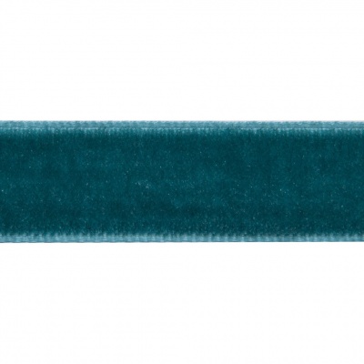 Лента бархатная нейлон, шир.12 мм, (упак. 45,7м), цв.65-изумруд - купить в Серове. Цена: 392 руб.