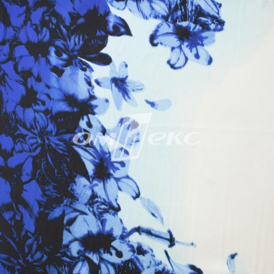 Плательная ткань "Фламенко" 19.1, 80 гр/м2, шир.150 см, принт растительный - купить в Серове. Цена 241.49 руб.