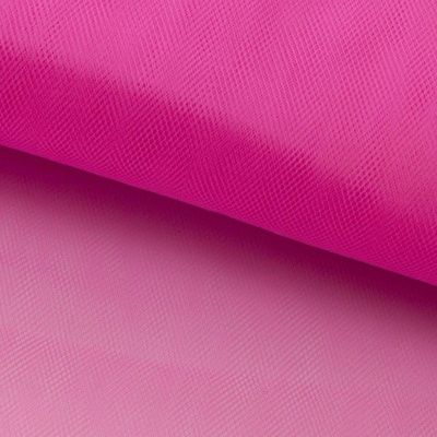 Фатин матовый 16-31, 12 гр/м2, шир.300см, цвет барби розовый - купить в Серове. Цена 100.92 руб.