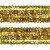 Тесьма с пайетками D16, шир. 20 мм/уп. 25+/-1 м, цвет золото - купить в Серове. Цена: 778.19 руб.