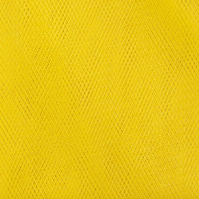 Фатин матовый 16-70, 12 гр/м2, шир.300см, цвет жёлтый - купить в Серове. Цена 113.85 руб.