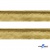 Кант атласный 136, шир. 12 мм (в упак. 65,8 м), цвет золото - купить в Серове. Цена: 433.08 руб.