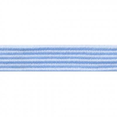 Резиновые нити с текстильным покрытием, шир. 6 мм ( упак.30 м/уп), цв.- 108-голубой - купить в Серове. Цена: 155.22 руб.